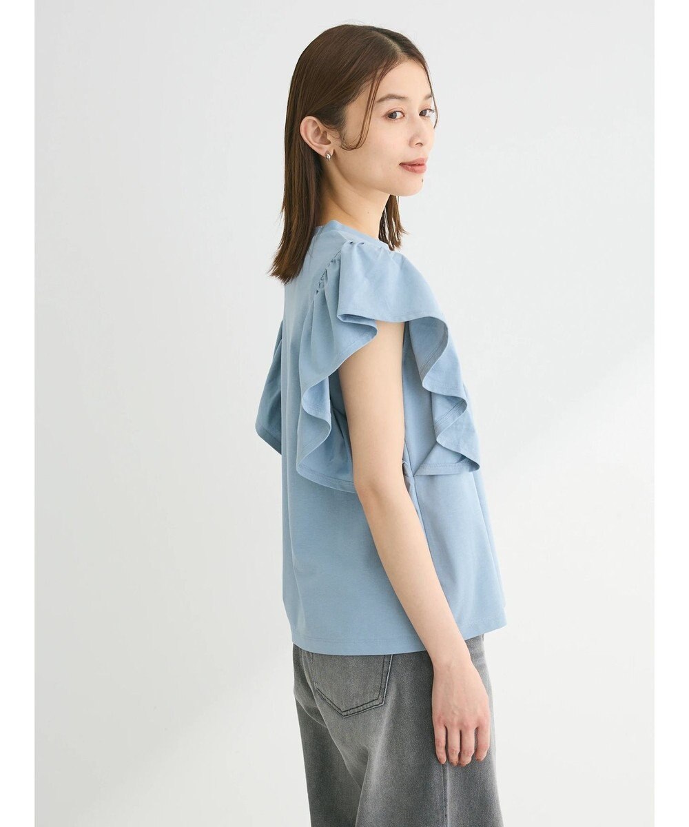 Green Parks ・ＳＵＧＡＲ　ＳＰＯＯＮ＜ＣＯＯＬ＞ラッフルスリーブＴＥＥ 