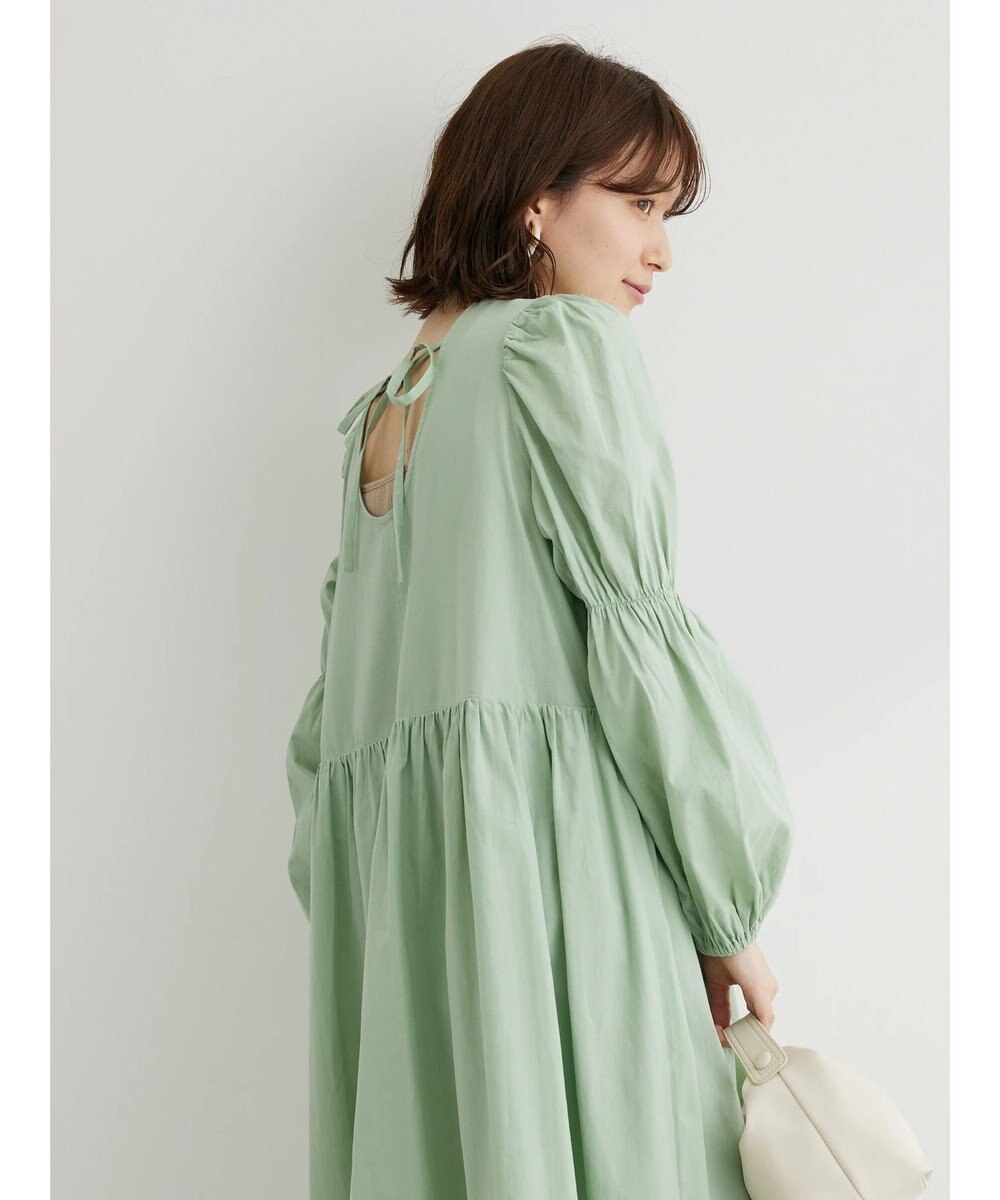 Green Parks ・Ｐｅｔｉｔ　Ｆｌｅｕｒウ゛ィラーゴスリーブワンピース 