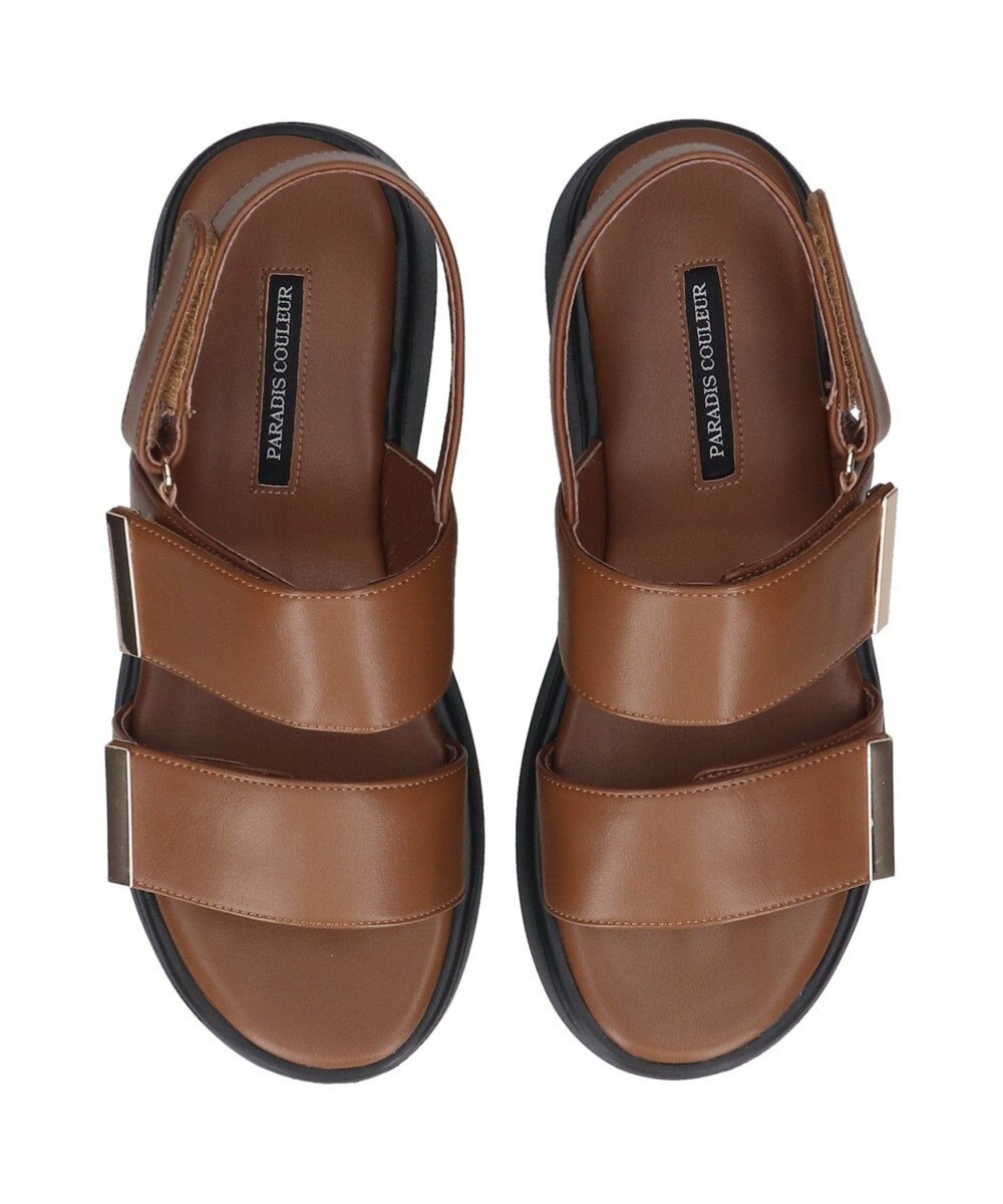 Bridget Birkin 【PARADIS COULEUR】厚底ベルクロサンダル 