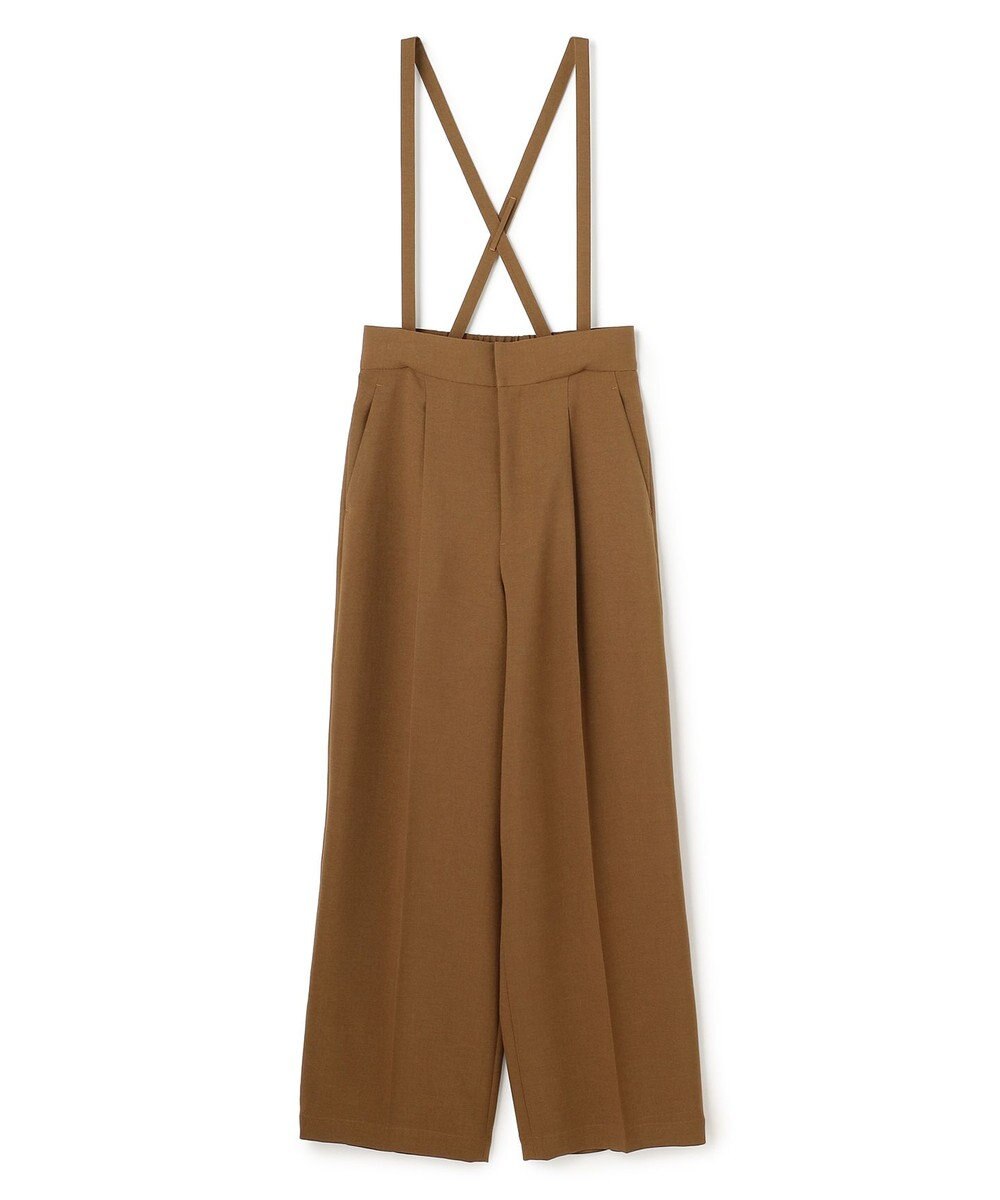 uncrave ウォッシャブルドライサップ ワイドパンツ（サスペンダー付き） 