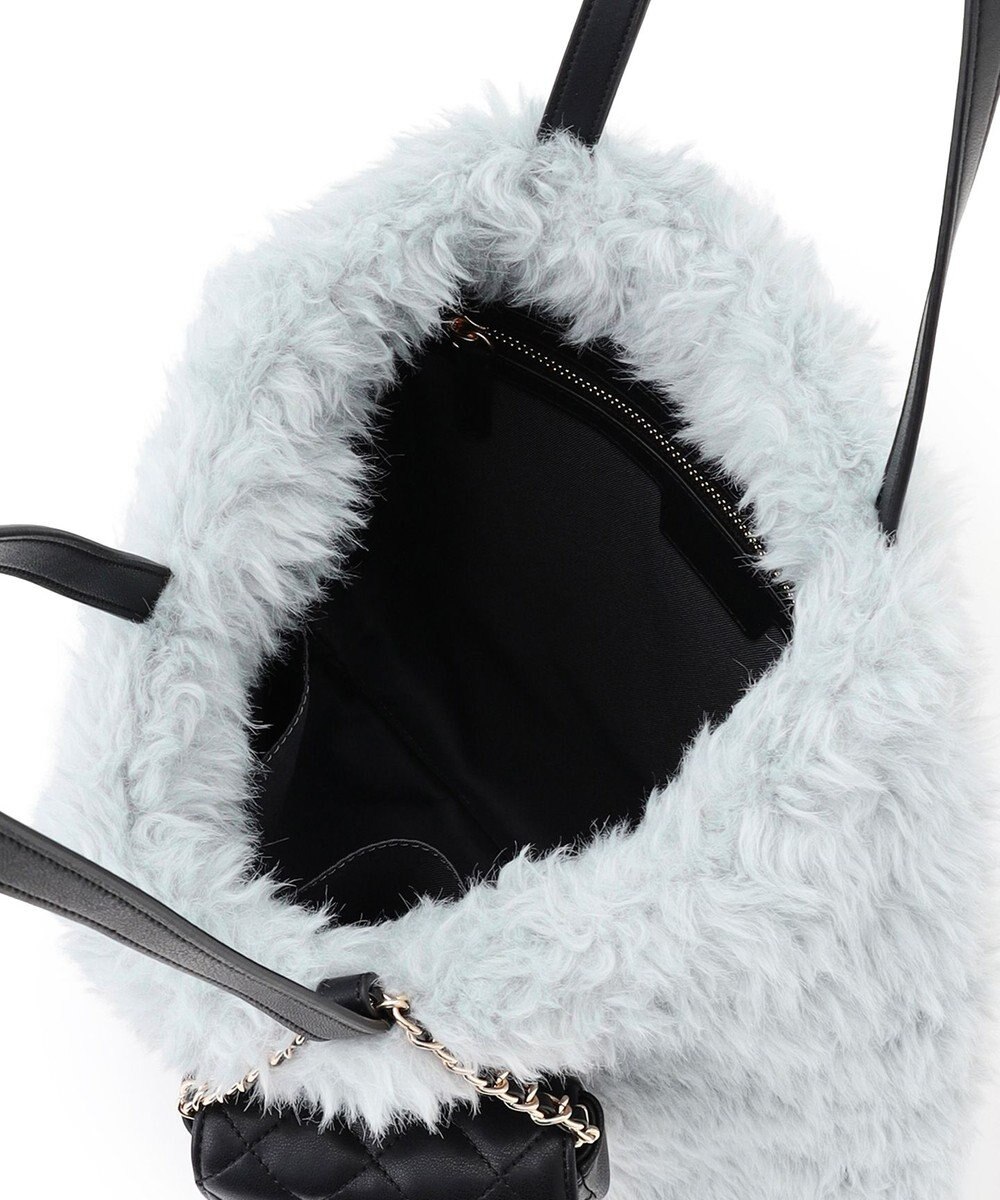 23区 フェイクファー トートバッグ 