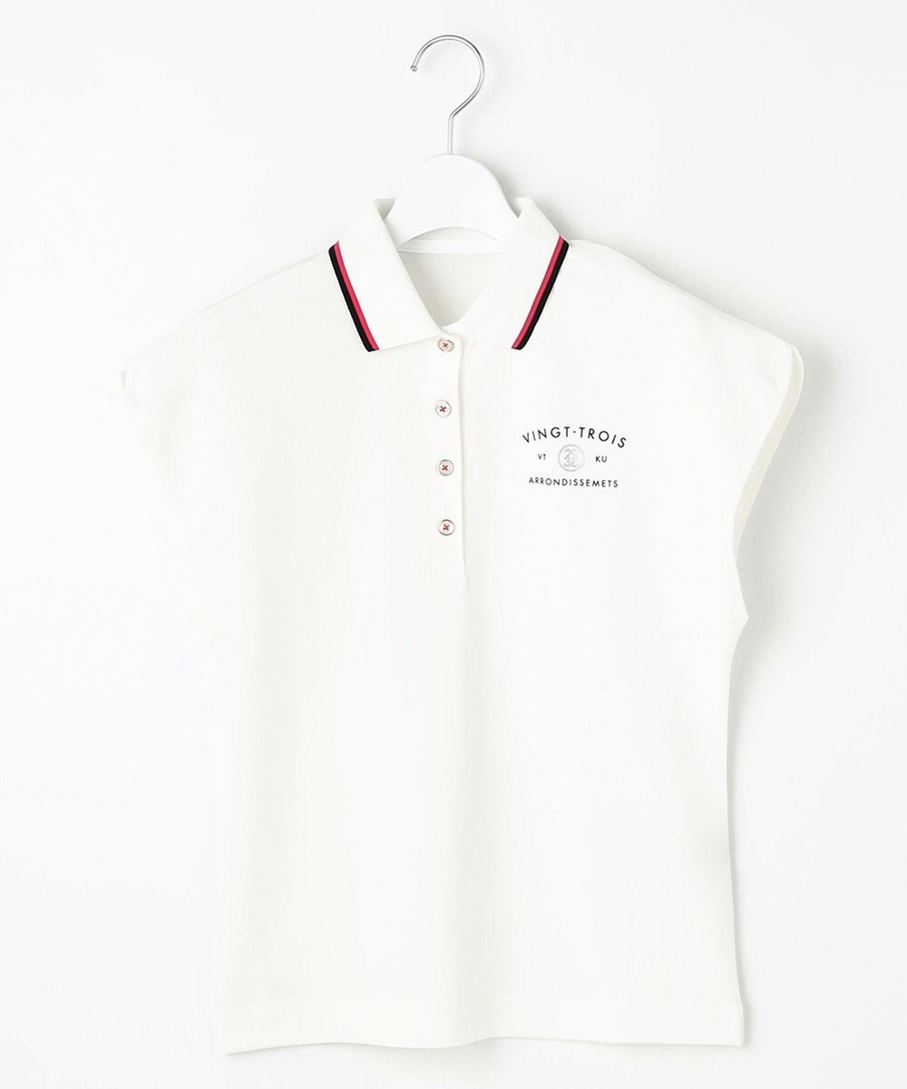 23区GOLF 【WOMEN】遮熱エイトムーブポロ　フレンチスリーブ 