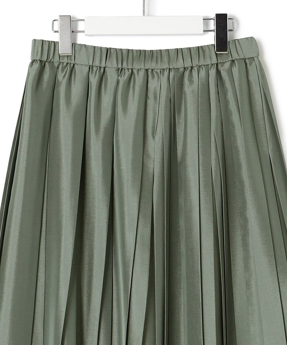 23区 【洗える】シアーコンビ プリーツ スカート 