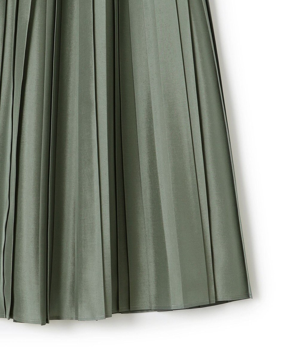 23区 【洗える】シアーコンビ プリーツ スカート 