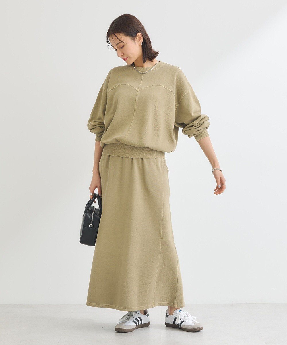 Green Parks ・ＳＵＧＡＲ　ＳＰＯＯＮ　ピグメントスウェットスカート 