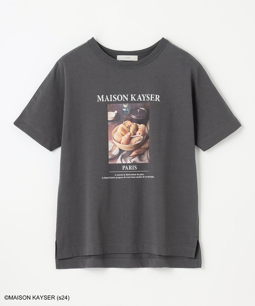 ANY 【MAISON KAYSERコラボ】フォトプリント半袖Tシャツ 