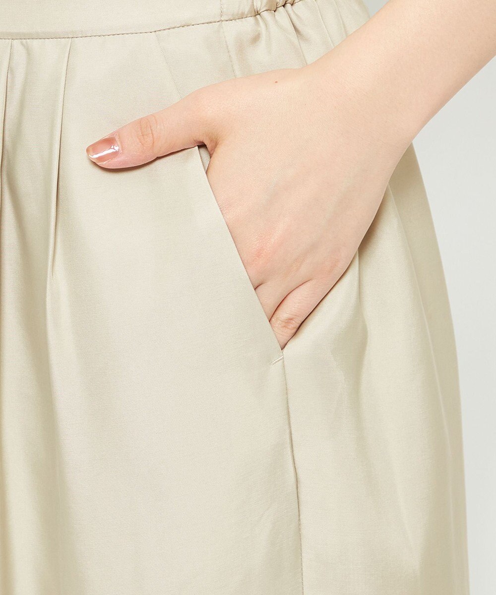 uncrave 【新色追加！】フィブリルシャンブレー ワイドパンツ 