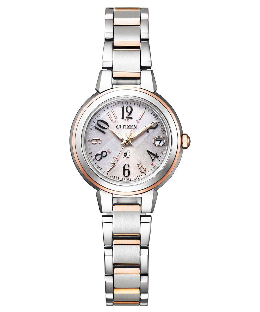 CITIZEN 【xC】エコ・ドライブ電波時計 ES9434-53X ワールドタイム  数字のインデックス 