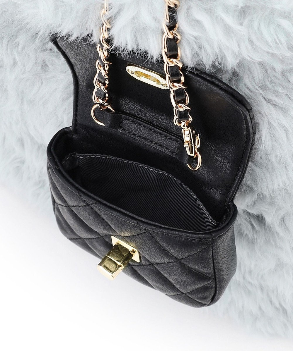 23区 フェイクファー トートバッグ 