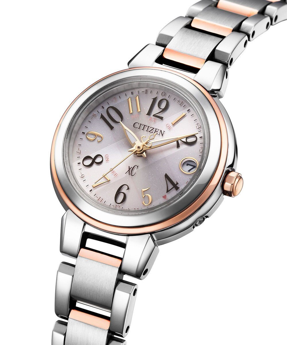 CITIZEN 【xC】エコ・ドライブ電波時計 ES9434-53X ワールドタイム  数字のインデックス 