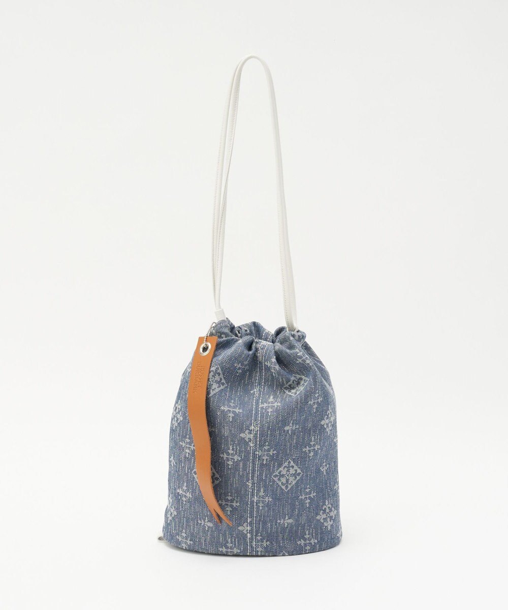 russet デニムジャガード3WAY巾着バッグ(CE-1688) 