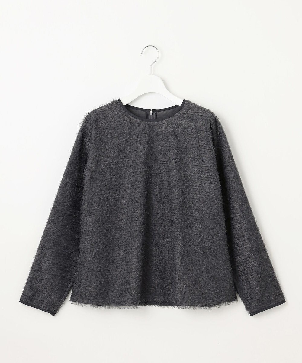 自由区 L 【カタログ掲載】ループカットジャカードプルオーバー ブラウス 