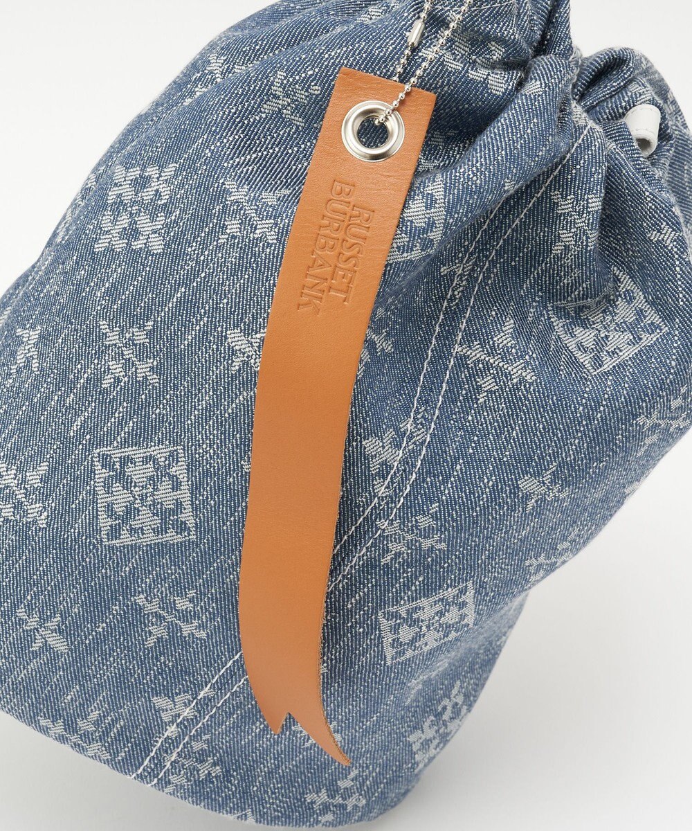 russet デニムジャガード3WAY巾着バッグ(CE-1688) 