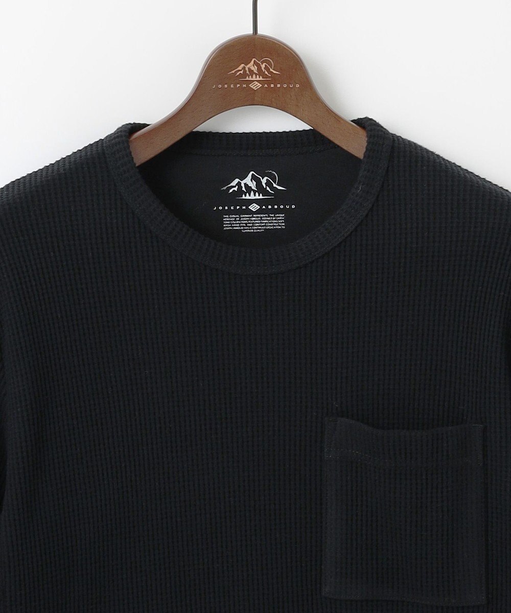 JOSEPH ABBOUD MOUNTAIN 【日本製/ソフト】ソフトウォームワッフル 長袖Tシャツ 