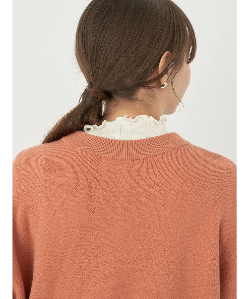 earth music&ecology やわらかタッチミドル丈カーディガン 