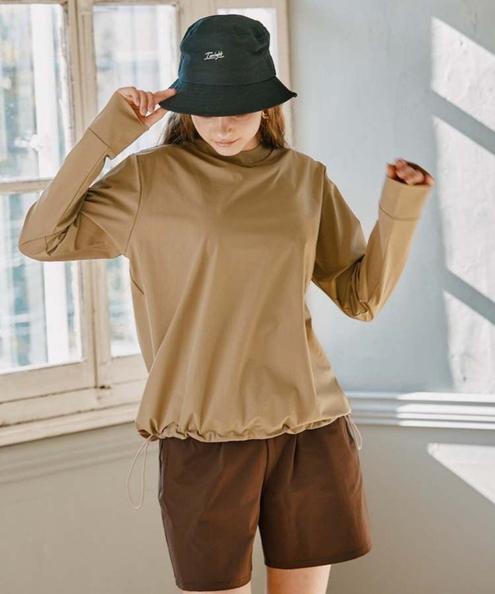 San-ai Resort（三愛水着楽園） 【WEB限定】ラッシュガード付き4点セット水着 9号11号13号【BeachQueen(ビーチクイーン）】 