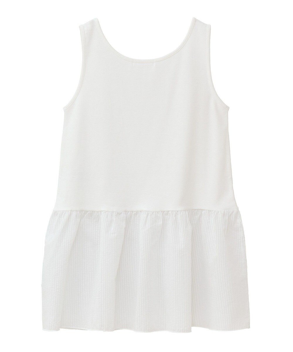 Green Parks 裾フリルタンクトップ 