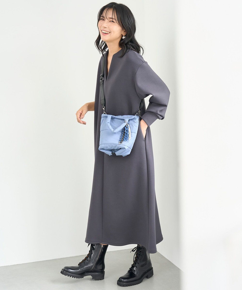 UNFILO パデッド ミニトートバッグ 