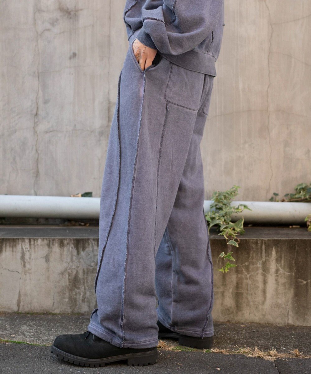 WEGO 【ユニセックス着用ITEM/ウエストゴム】スウィッチングスウェットパンツ 