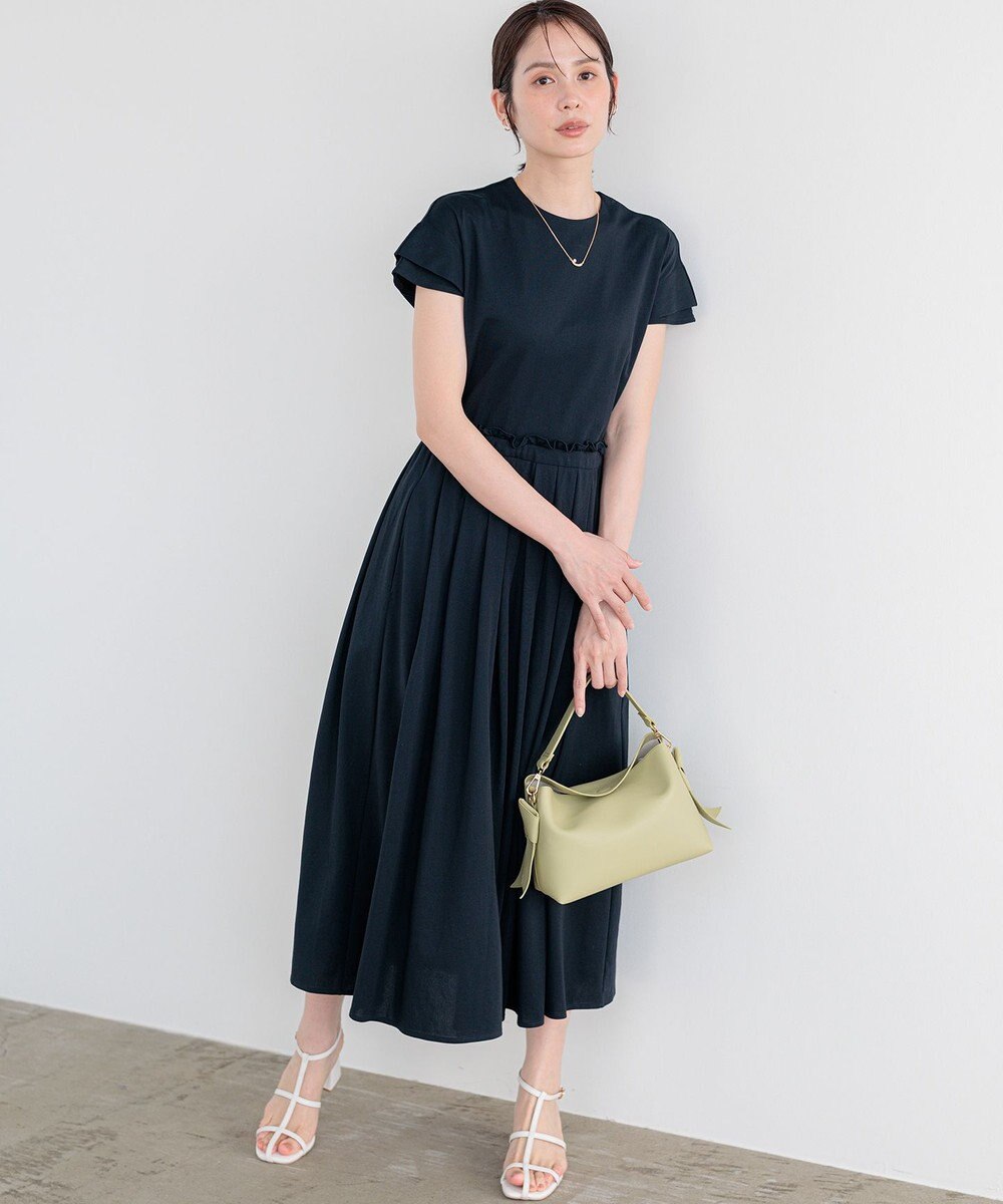 組曲 【先行予約】サマージャージーフィットアンドフレア ワンピース 