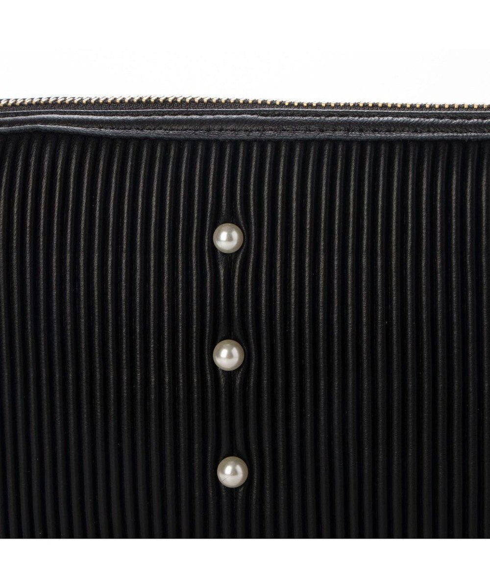 UNBILLION ペルケ perche / シーププリーツパール付き2wayショルダー 