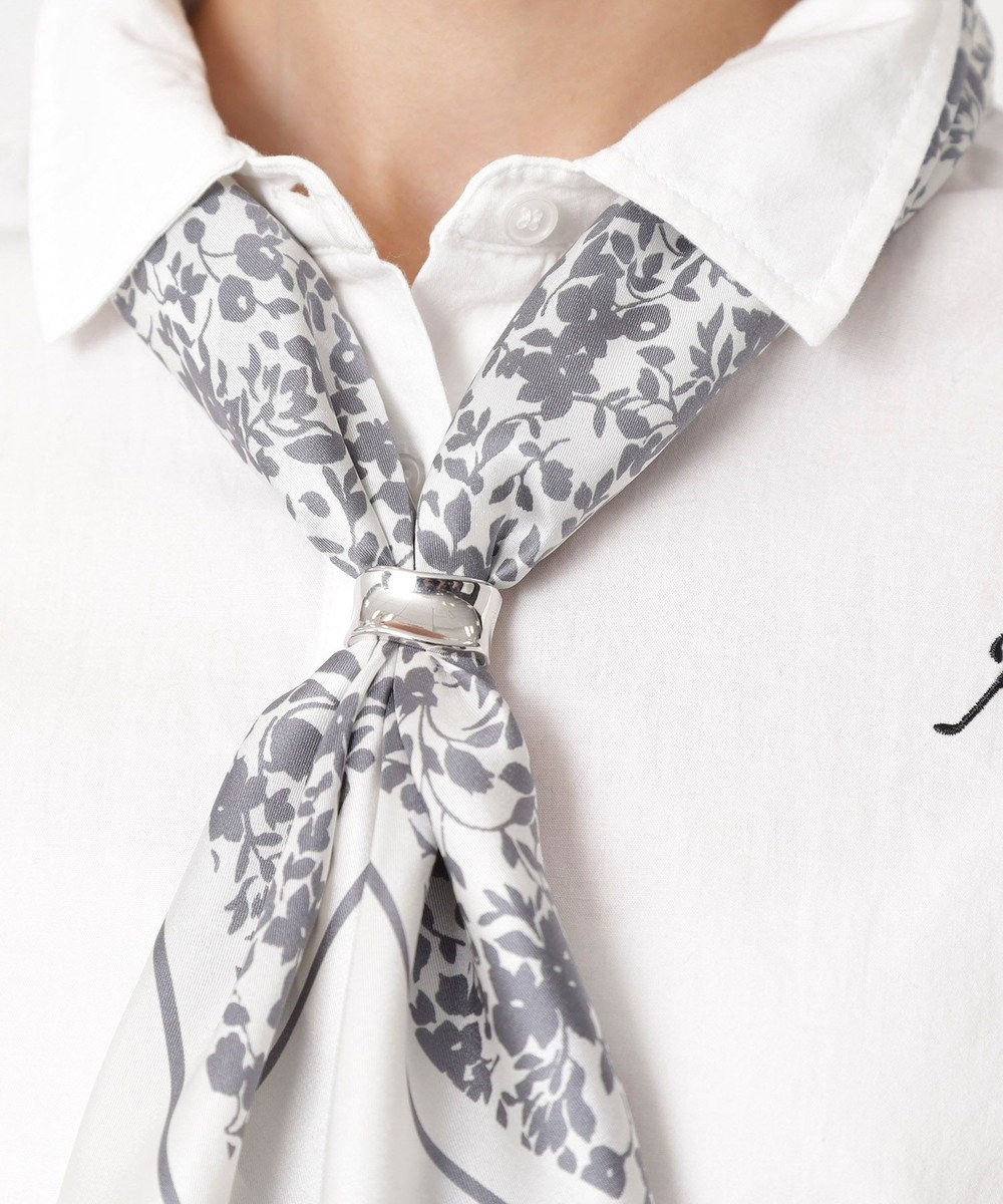 MOONBAT Luna Luce(ルナルーチェ)スカーフリング ミニボーンカフ お手持ちのスカーフを通すだけ ギフト 