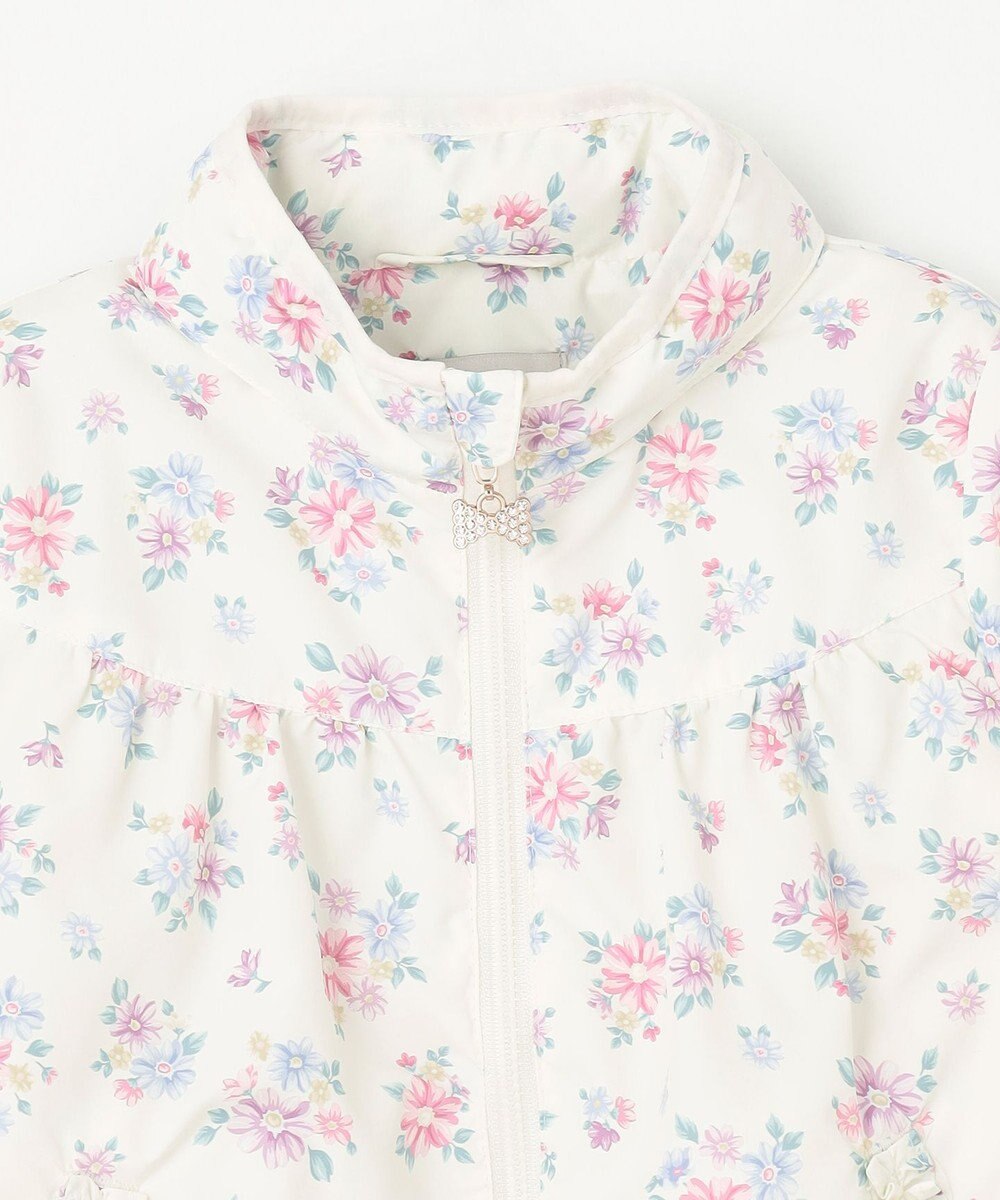 ANY KIDS 裾ペプラム 花柄 ブルゾン 