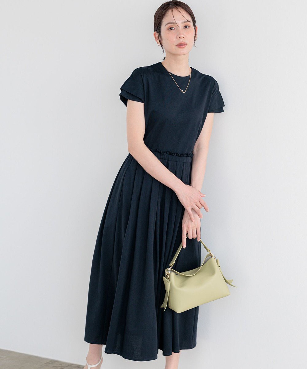 組曲 【先行予約】サマージャージーフィットアンドフレア ワンピース 