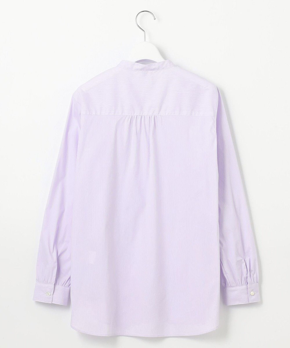 J.PRESS LADIES 【洗える】BEZ VEGA ストライプ ピンタック ブラウス 