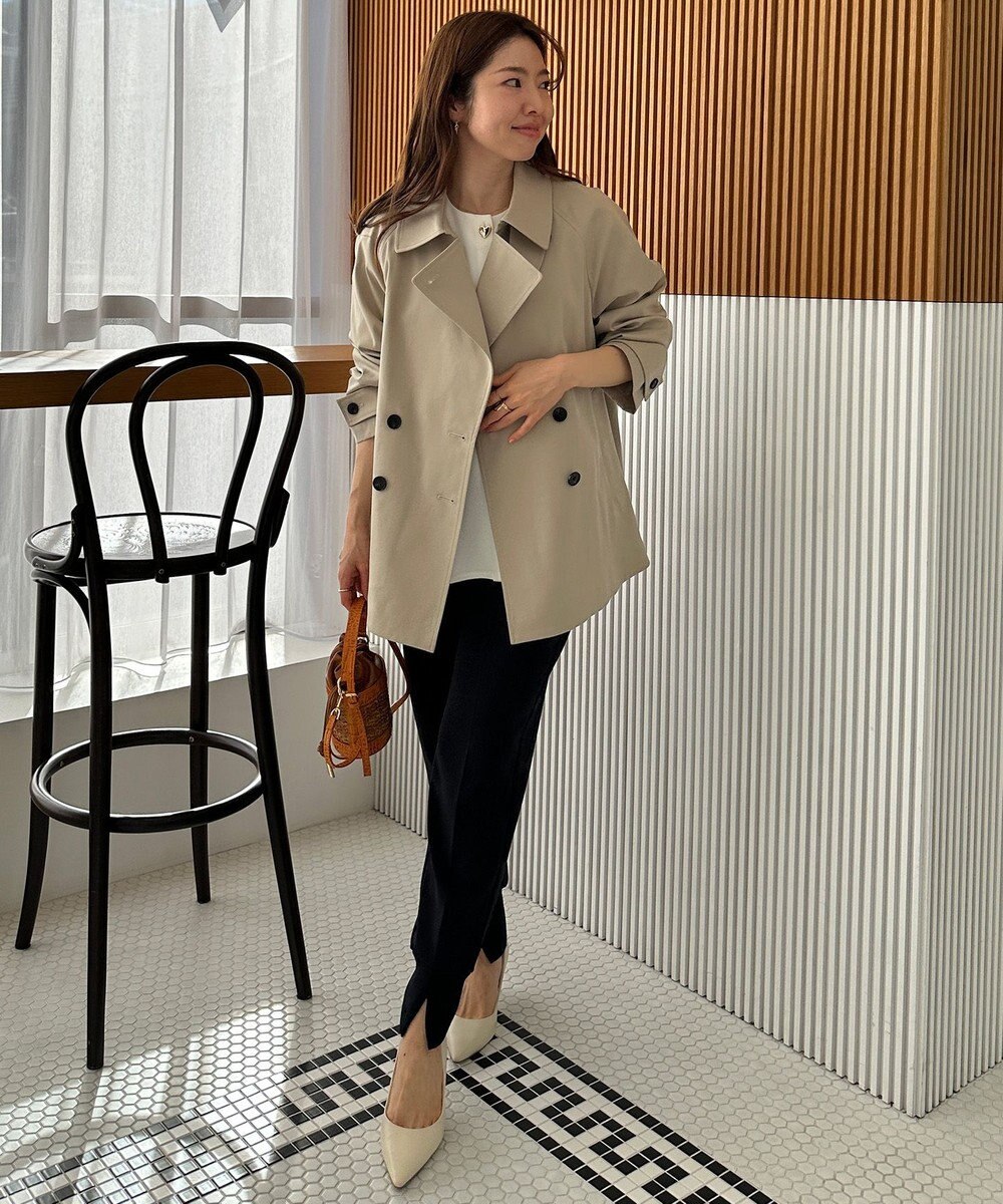 UNFILO ショート トレンチコート 