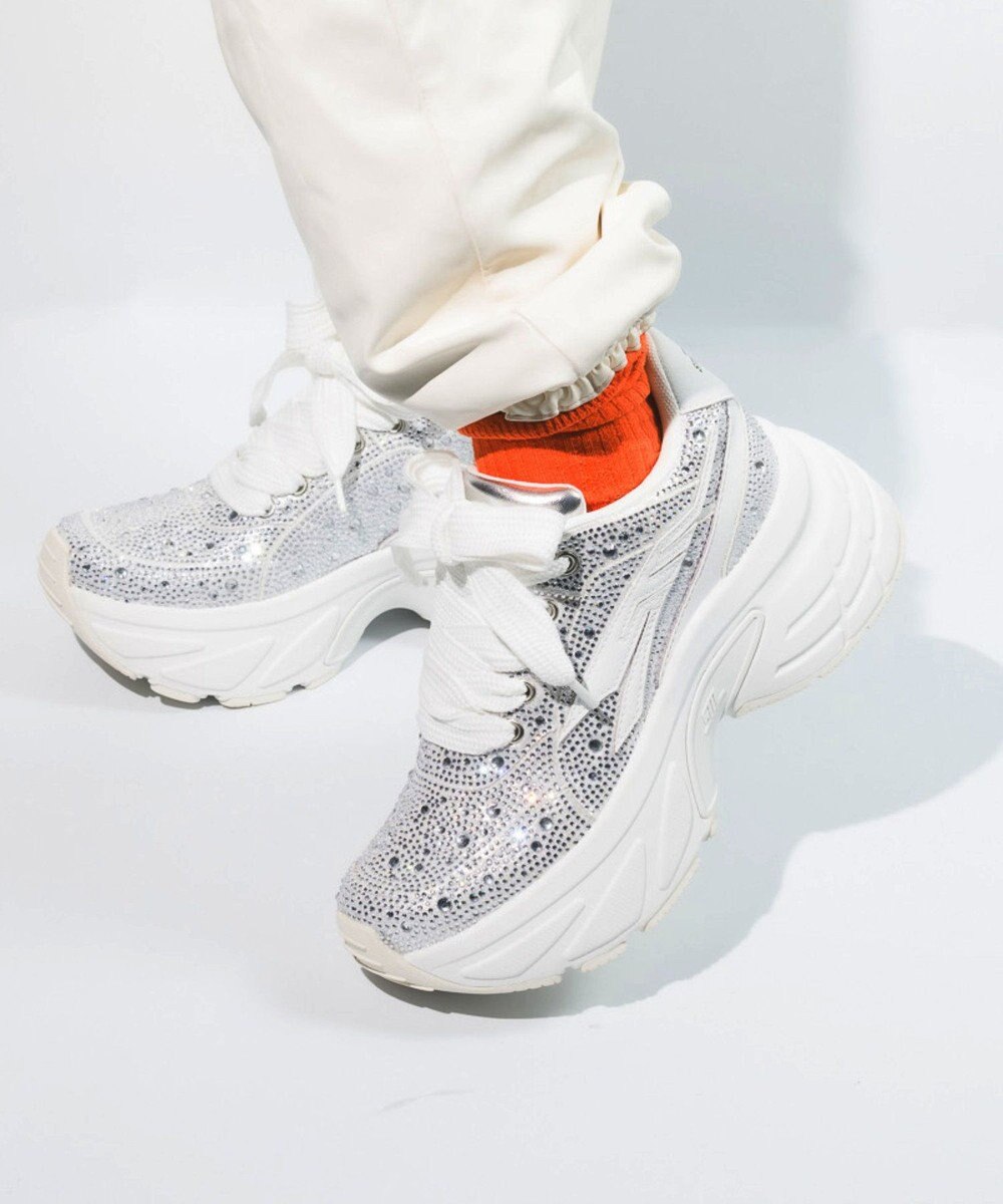 BIONIC2R ラインストーン厚底スニーカー / STEVE MADDEN 