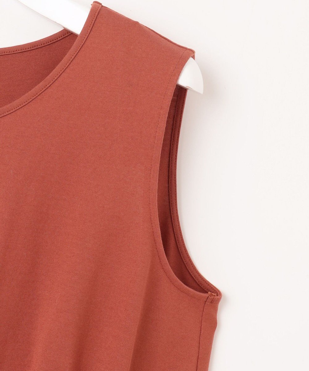 23区 【洗える】ドライコットンジャージー レイヤードワンピース 