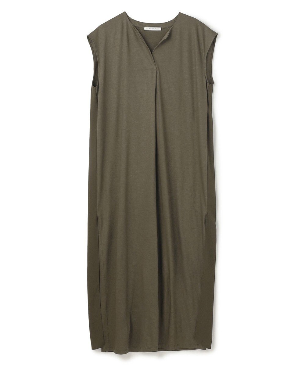 BEIGE， 【WEB限定・洗える】MELISSA / バックシフォンスキッパーロングワンピース 