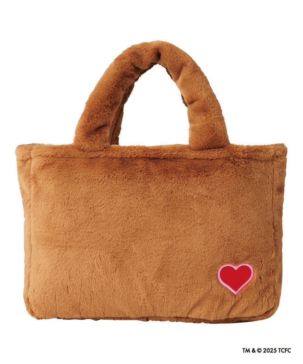 MOONBAT Care Bears(ケアベア) フェイクファーバッグ A4サイズ 手洗い可能 