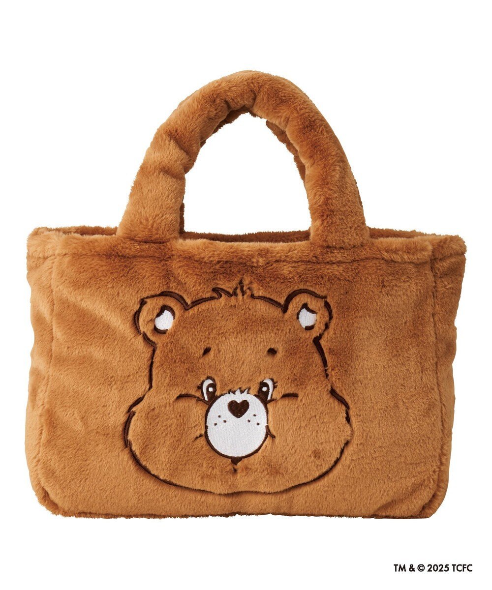 MOONBAT Care Bears(ケアベア) フェイクファーバッグ A4サイズ 手洗い可能 