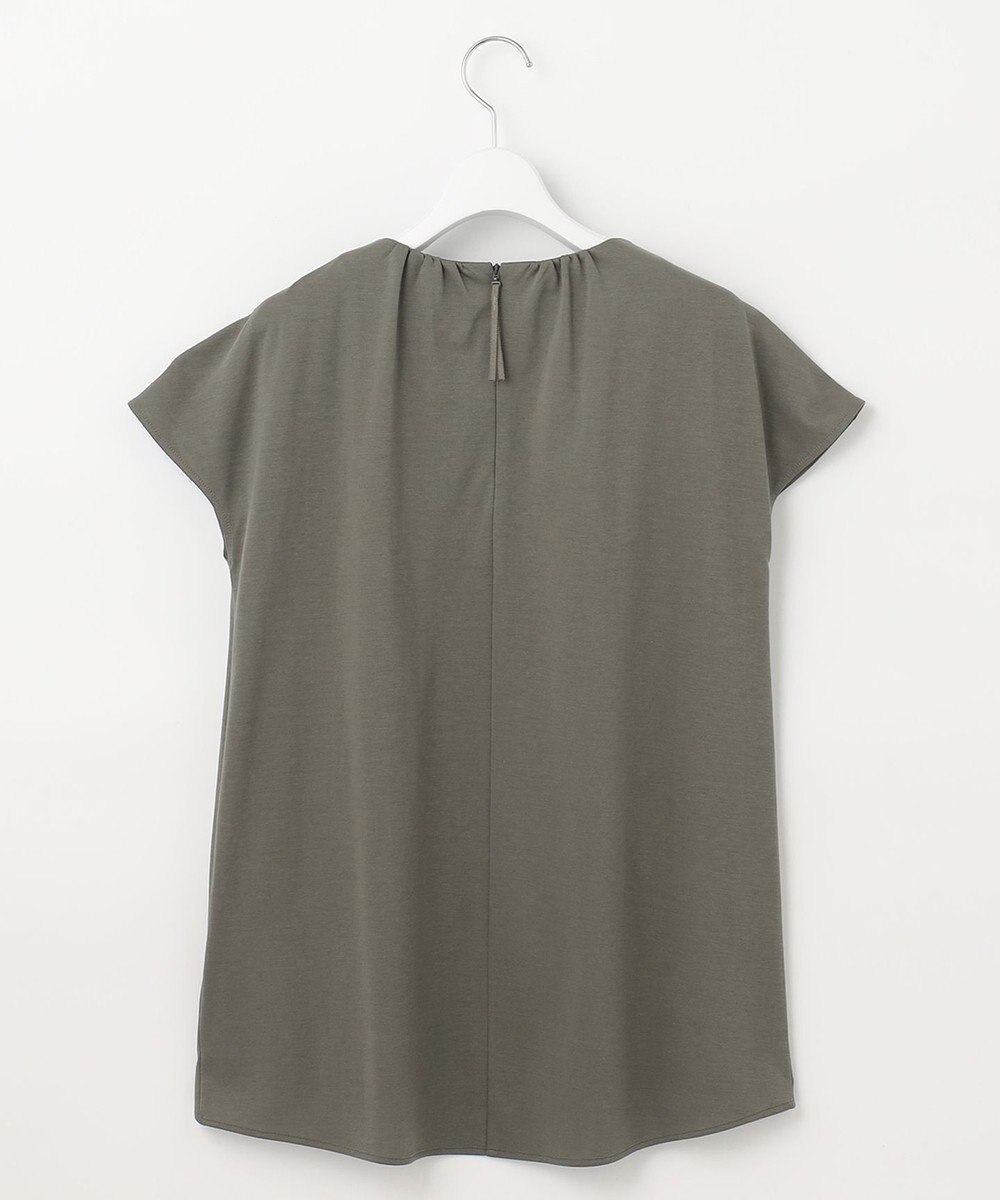 自由区 【洗える・XSサイズあり】ハイツイストポンチフロントタック カットソー 