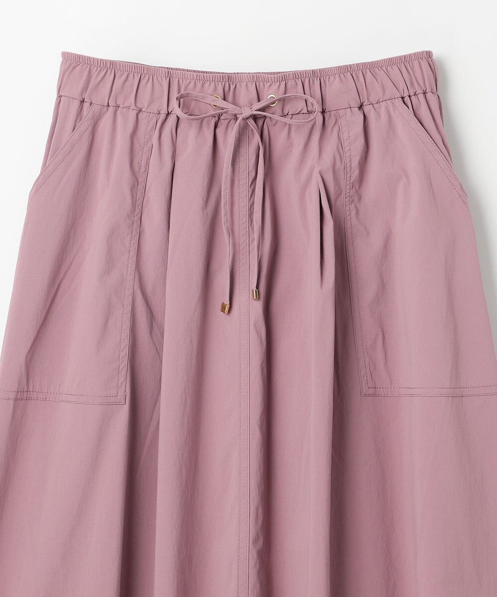 ANY 【ウエストゴム】ナイロンベイカーフレアスカート 