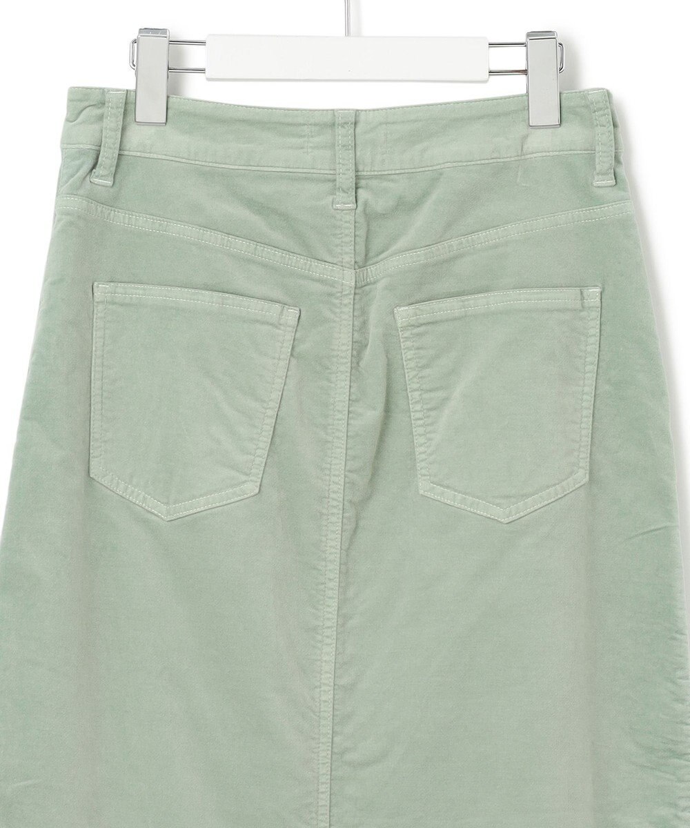 23区 【洗える】23区DENIM ベルベットストレッチ Aライン スカート 