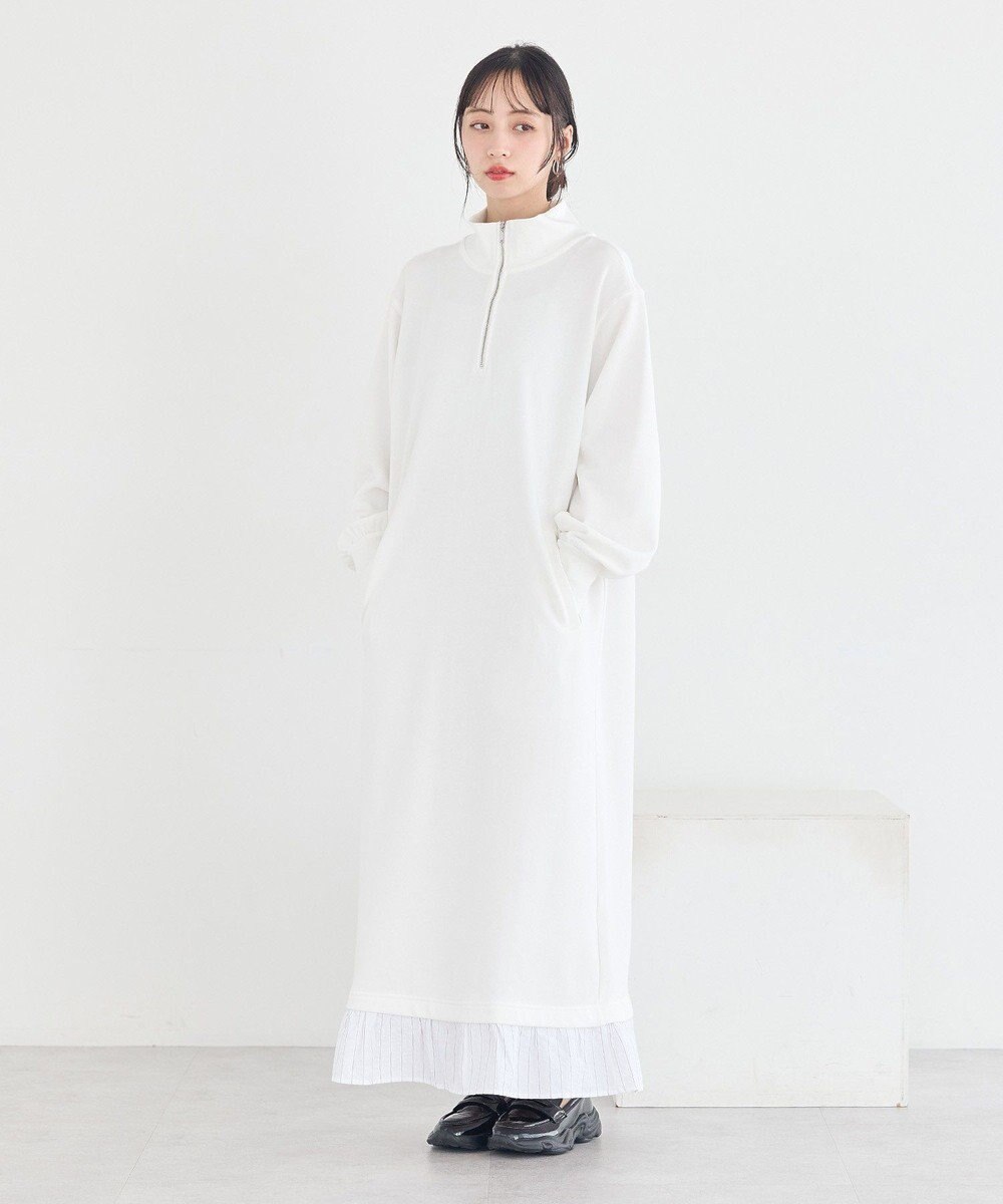 earth music&ecology レイヤーヘムワンピース 