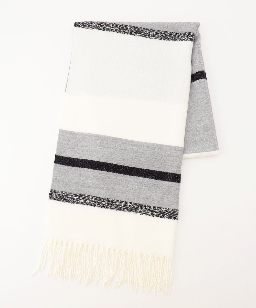 JOSEPH ABBOUD MOUNTAIN 【SPACE／UNISEX】ビッグボーダー ストール 