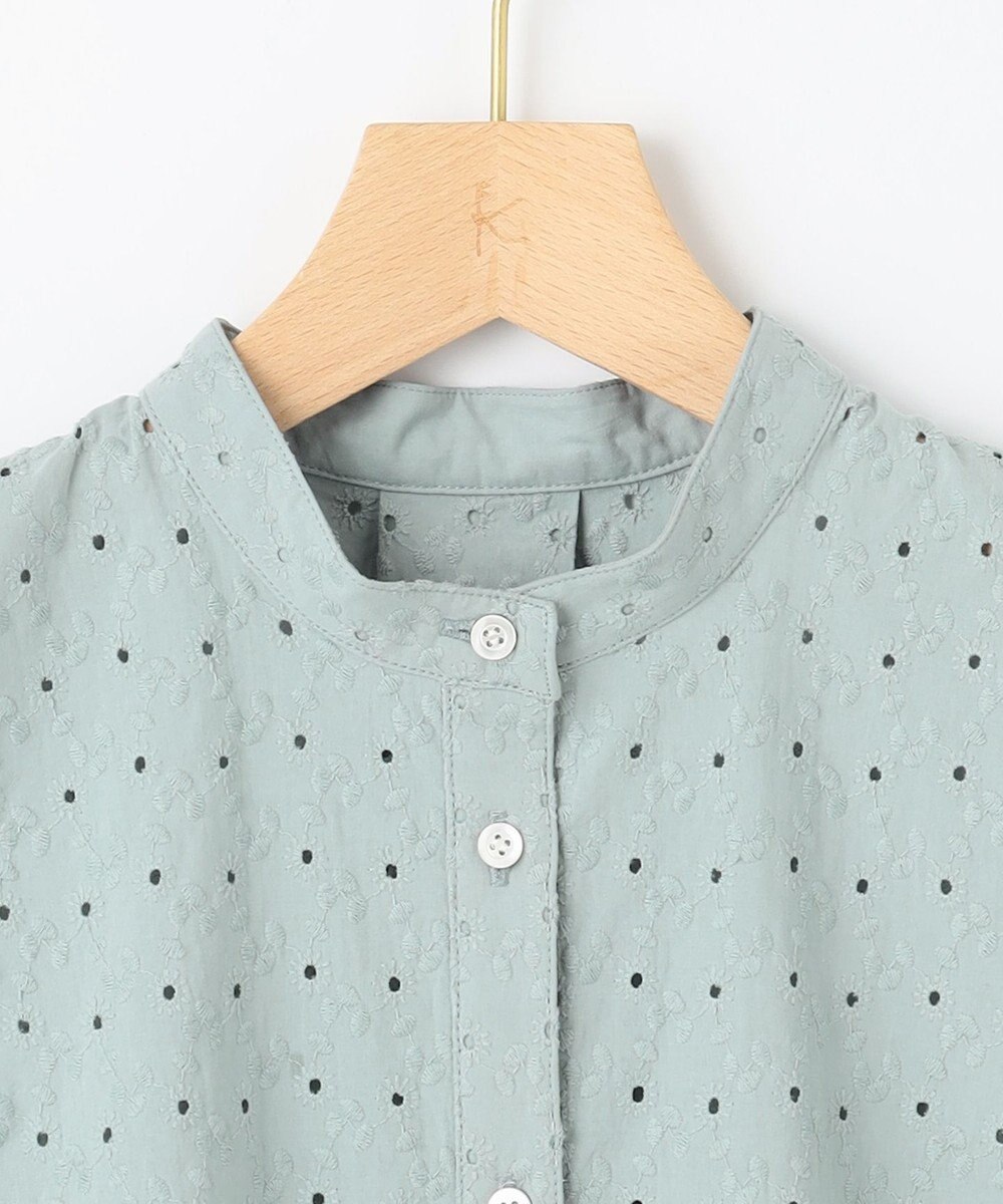 組曲 L エンブロイダリーレースノースリーブ ブラウス 