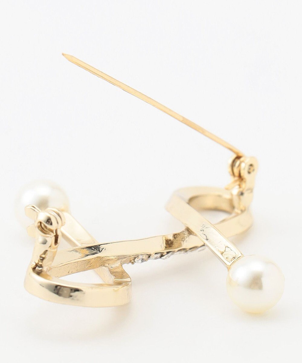 組曲 ウェーブラインブローチ 