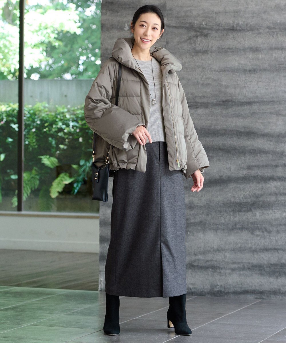 自由区 L 【洗える】ウールカシミヤブレンドプルオーバー ニット 