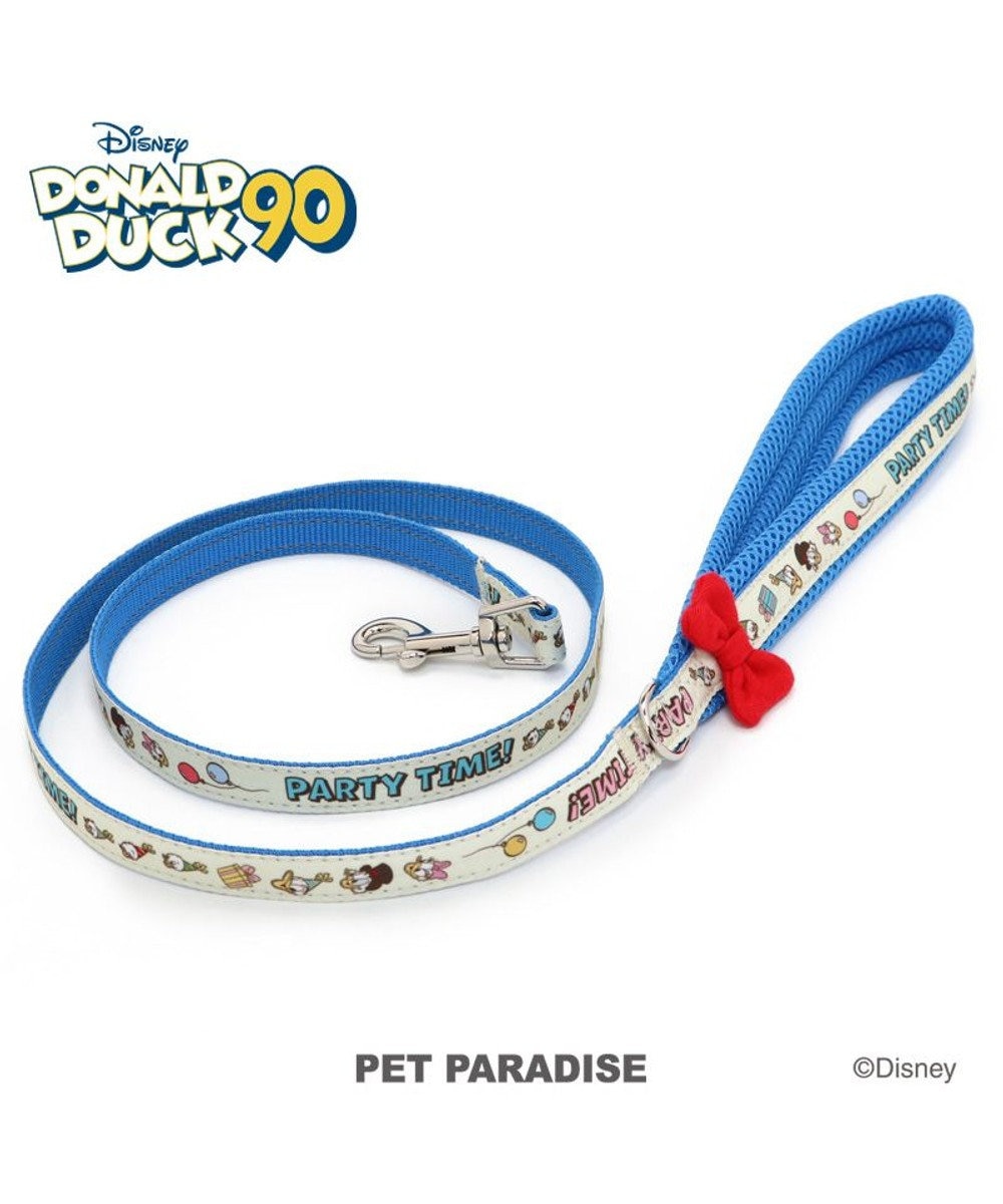 PET PARADISE ディズニー ドナルドダック 90周年 反射 リード ３Ｓ 《パーティー柄》 超小型犬 パーティー柄