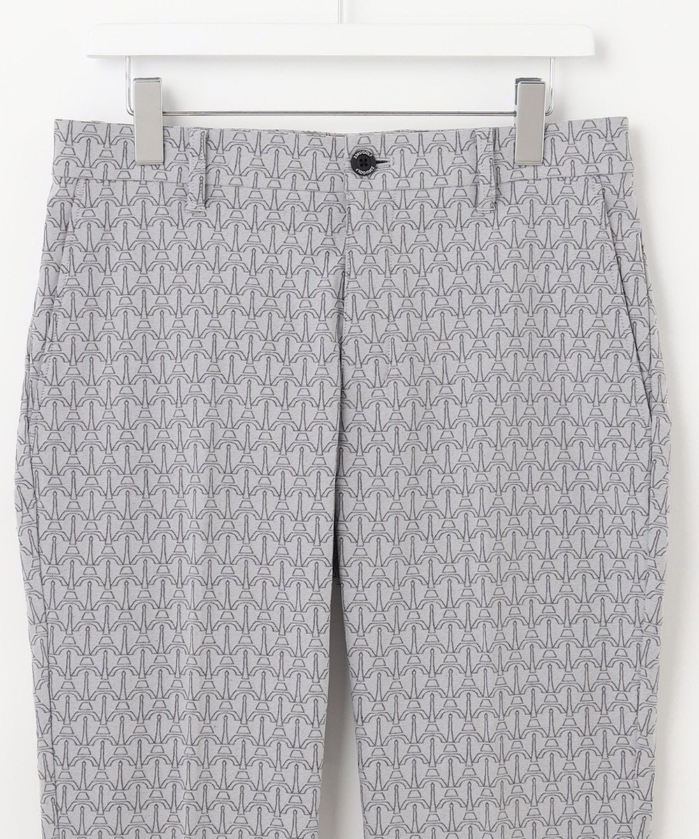 23区GOLF 【MEN】【ストレッチ】エッフェル塔柄 ジャガードパンツ 