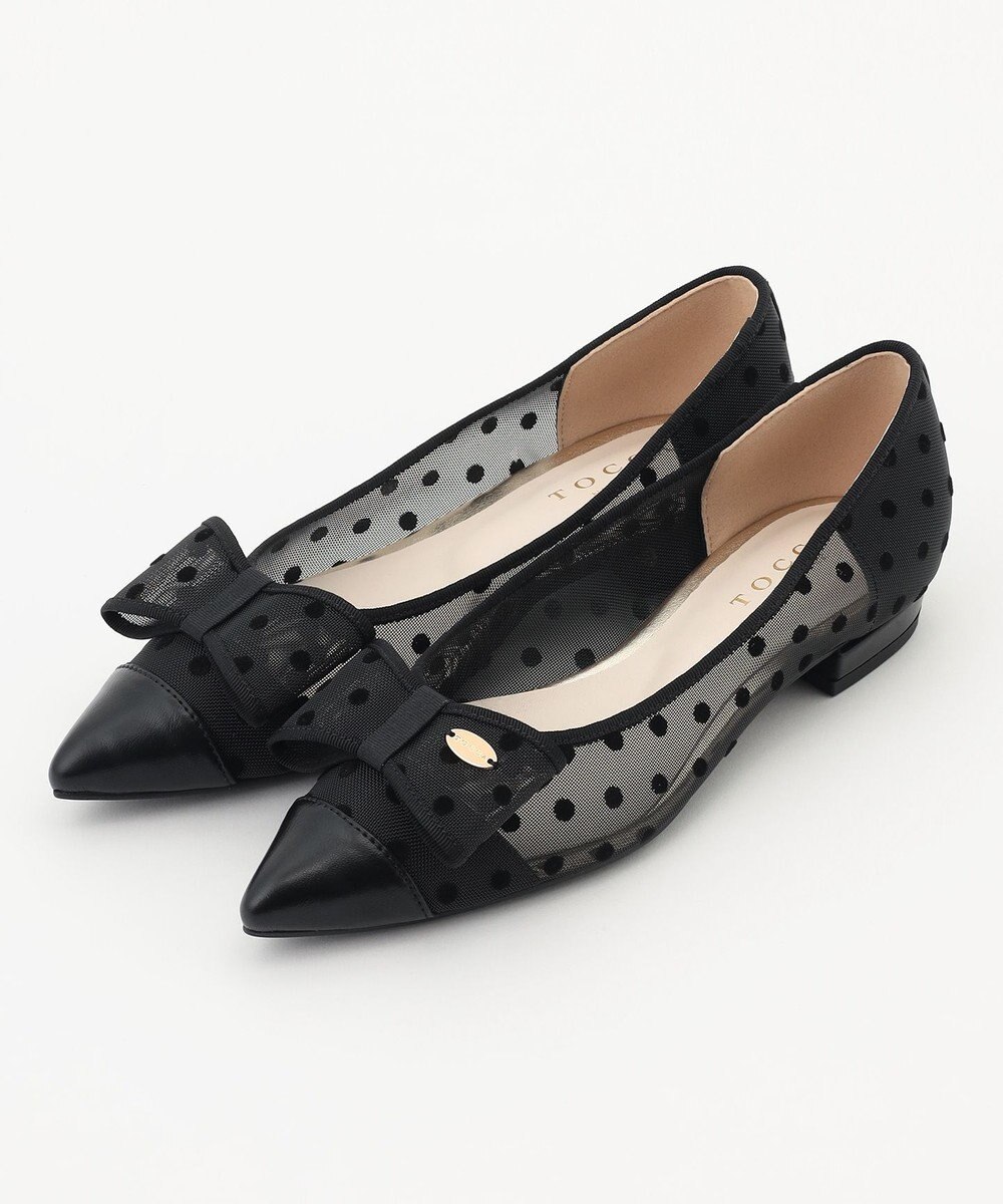 TOCCA RIBBON FLAT SHEER PUMPS パンプス 