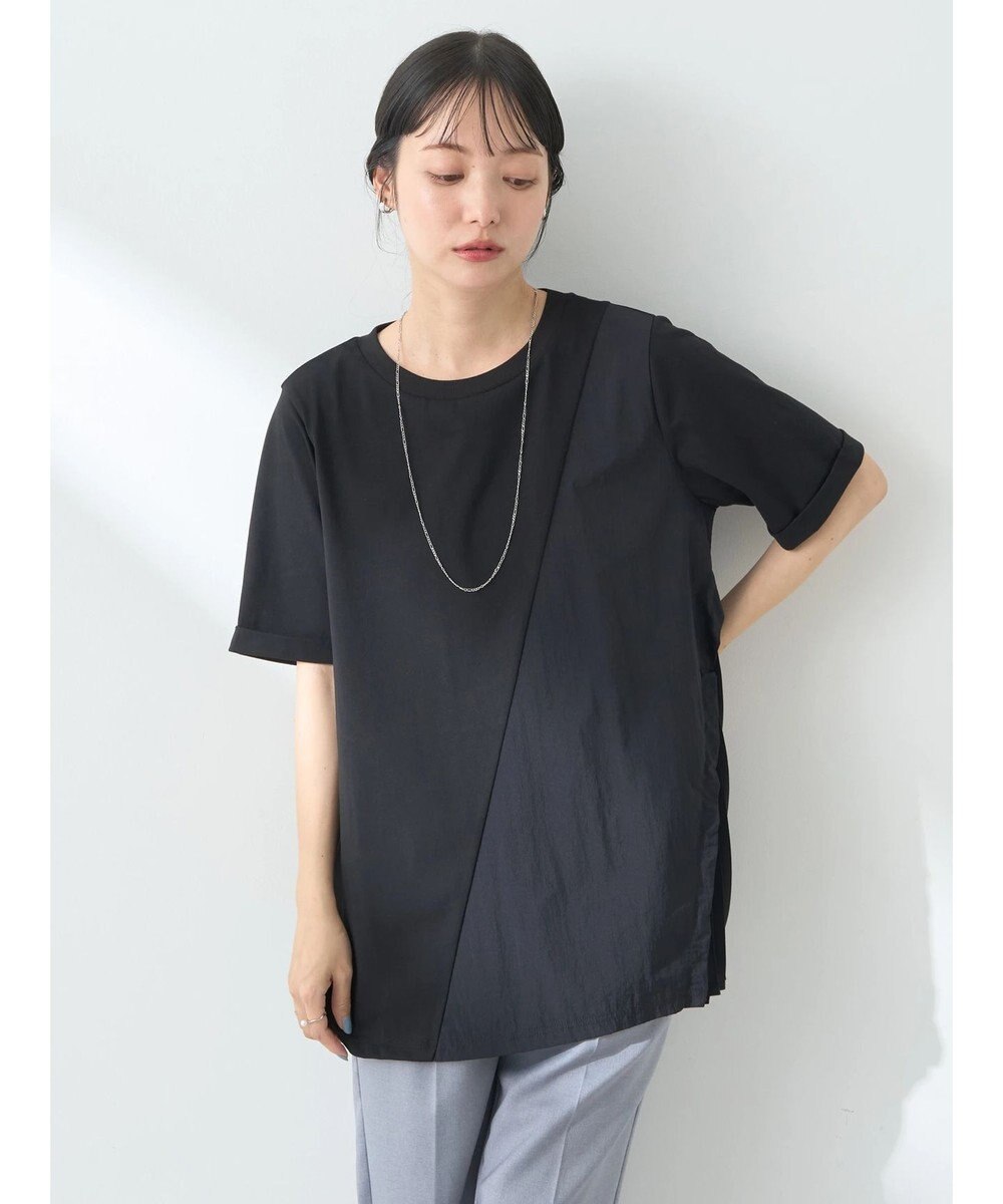 earth music&ecology プリーツドッキングチュニック 