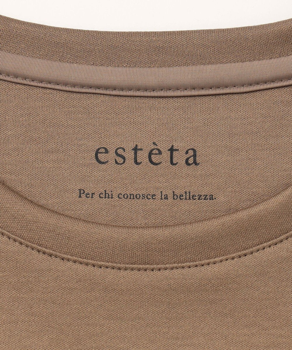 23区 【エステータ】スーピマコットン プレミアムジャージー ノースリーブTシャツ 