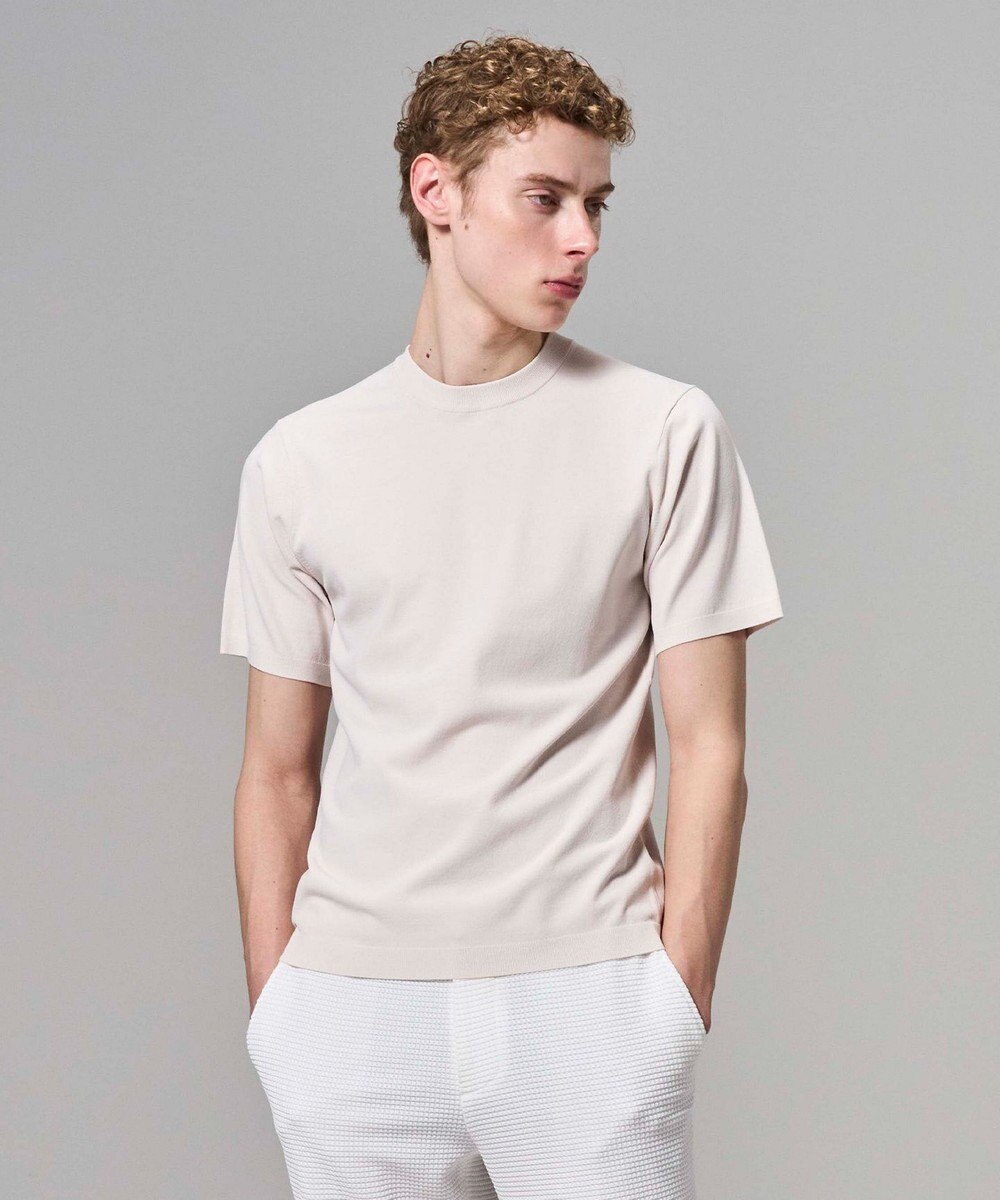 JOSEPH HOMME 【新色追加】リュクスレーヨン　クルーネック半袖ニット 