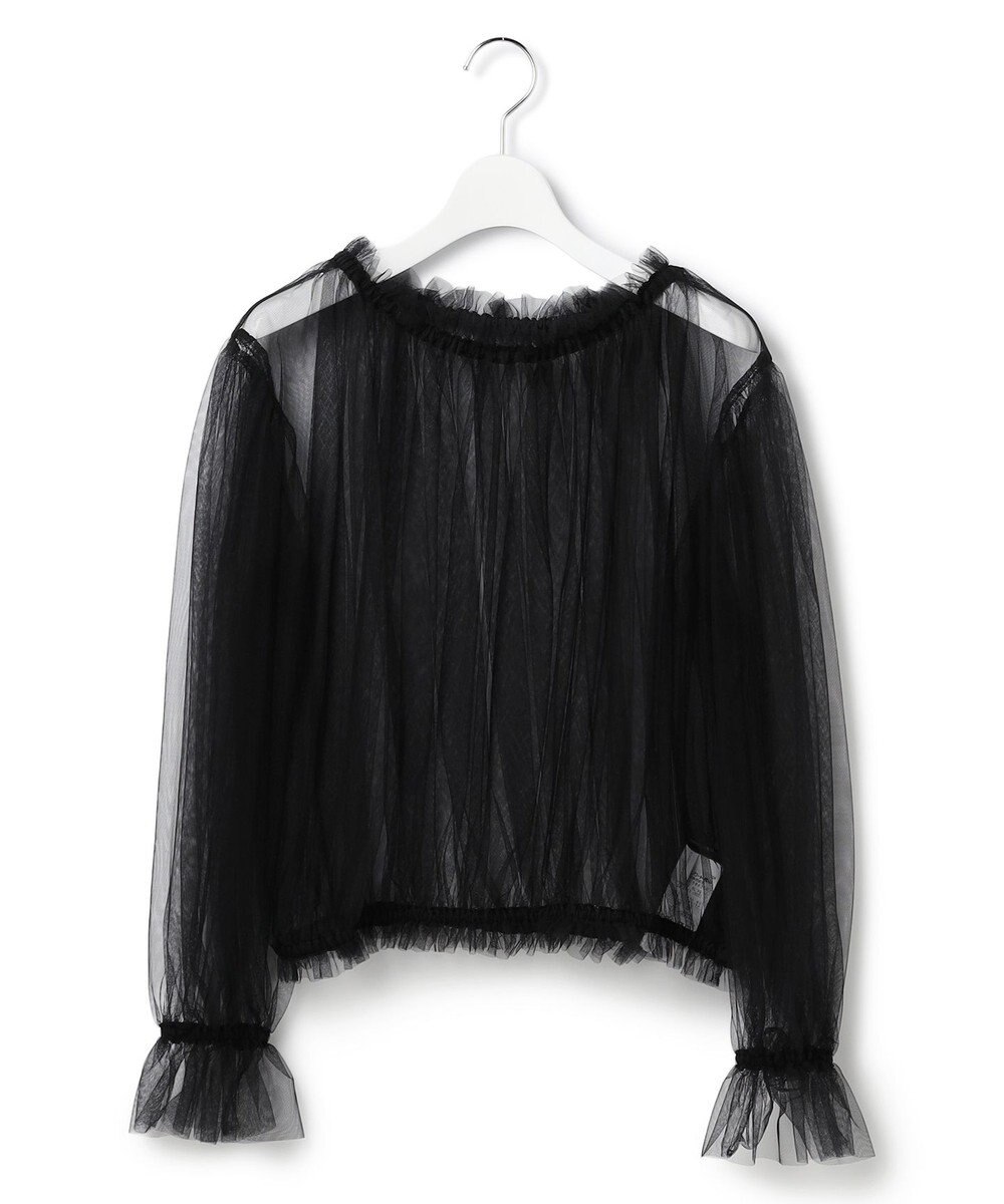 23区 S 【GOLD LABEL】チュール ギャザーブラウス 